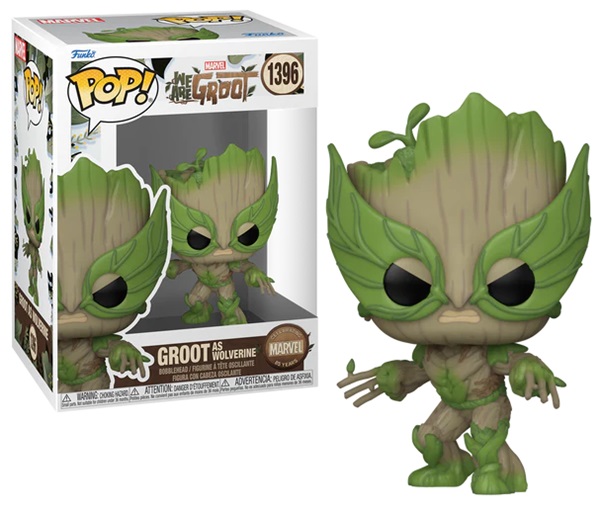 Funko Pop: We Are Groot Groot As Wolverine 1396 Vinyl Figure 9cm
