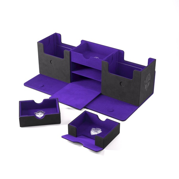 Gamegenic Deck Box: The Academic 266 Black Purple