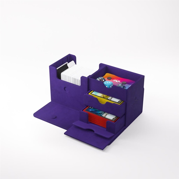 Gamegenic Deck Box: The Academic 133 Purple Purple