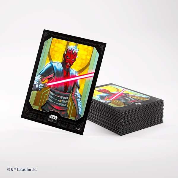 Gamegenic Star Wars: Twilight Of The Republic Unlimited Art Sleeves Darth Maul 60 Kortlommer