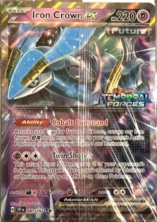 Iron Crown Ex Pokemon Scarlet Violet: Temporal Forces Pokemon Stamped Promos Sealed Oversize Promo