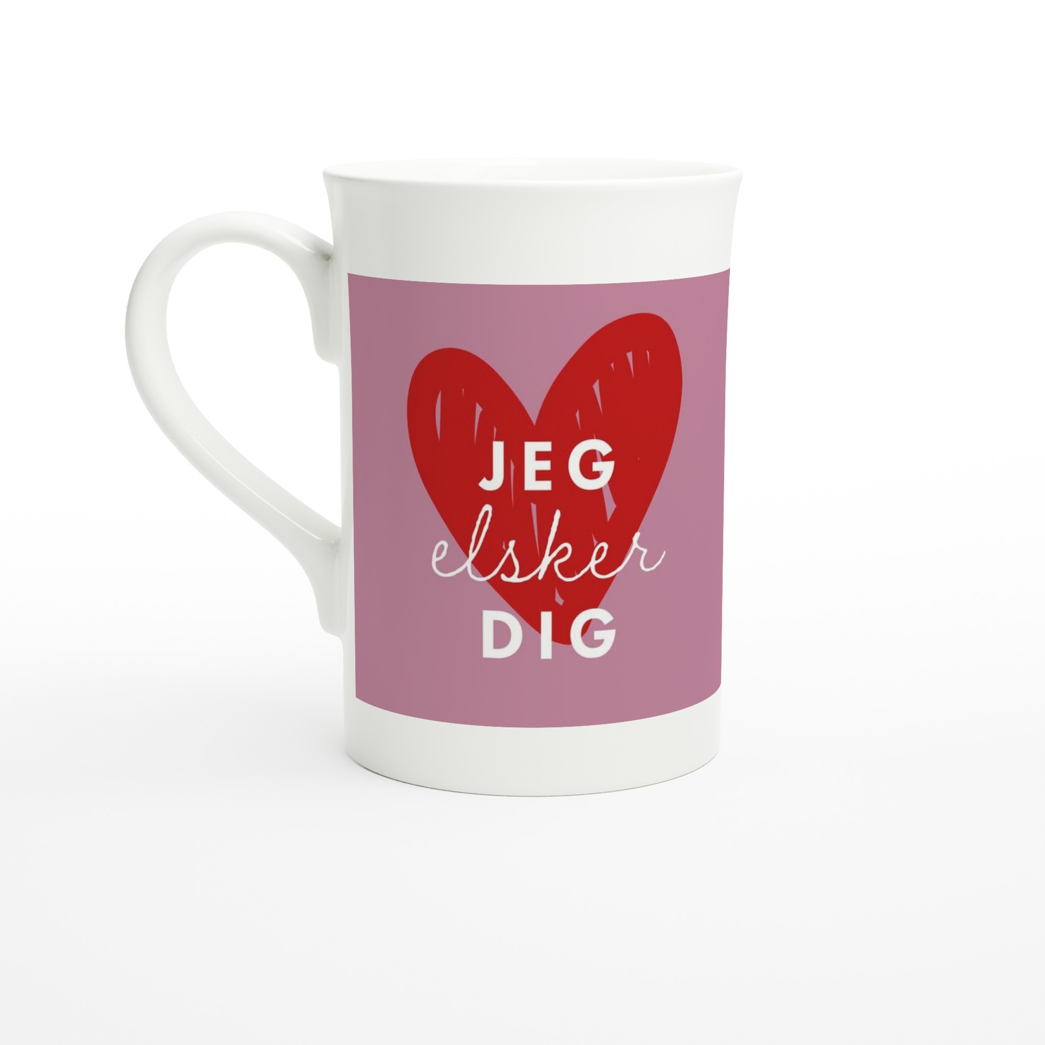 Elegant Porcelænskrus 295 Ml – Ideelt til Hverdagsdrik