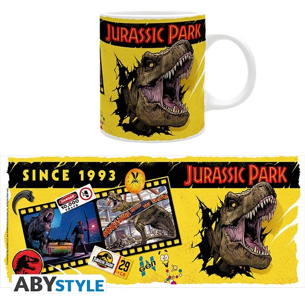 Jurassic Park Referencer Krus 320ml - Nostalgisk Samlerobjekt