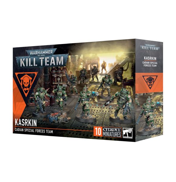 Kill Team Kasse: Astra Militarum Kasrkin Miniaturer 2024