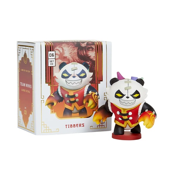 League Of Legends Samlefigur Sæt: Lunar Revel Panda Tibbers
