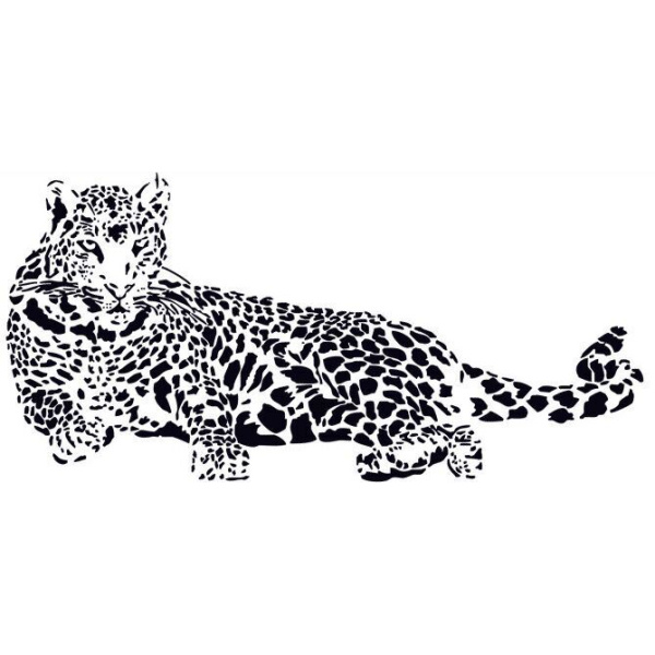 Sneleopard Vægklistermærke – Unik Dekoration til Hjemmet