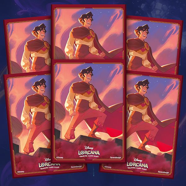 65 Lommer Disney Lorcana Tcg: Set Shimmering Skies: Aladdin Deck Protector Sleeves