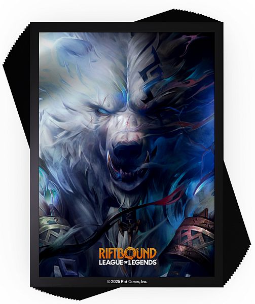 100 Lommer Riftbound: League Of Legends Tcg: Set 01: Origins Volibear Deck Protector Art Sleeves