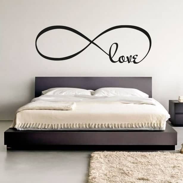 Uendelig Kærlighed Wallsticker til Romantisk Indretning