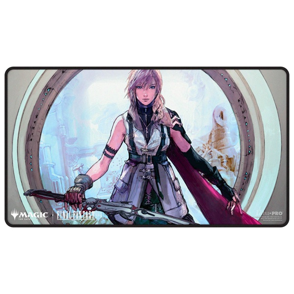 Magic Spillem 195 165 Tte Playmat Universes Beyond: Final Fantasy Premium Black Stitched : Lightning Army Of One Ultra Pro 38763