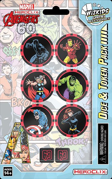 Marvel Heroclix Avengers 60 års Jubilæum Terninger Pakke