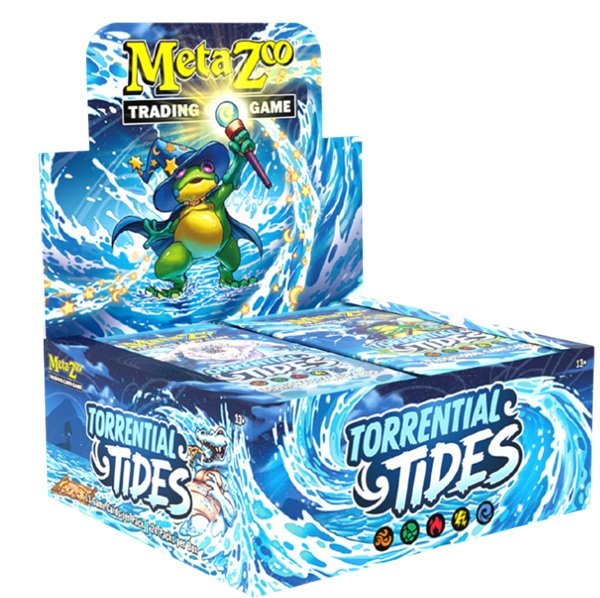 Metazoo Tcg 2025 : Torrential Tides Booster Box Display 24 Packs