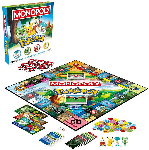 Monopoly Pokémon Edition - Fang de vilde Pokémon!
