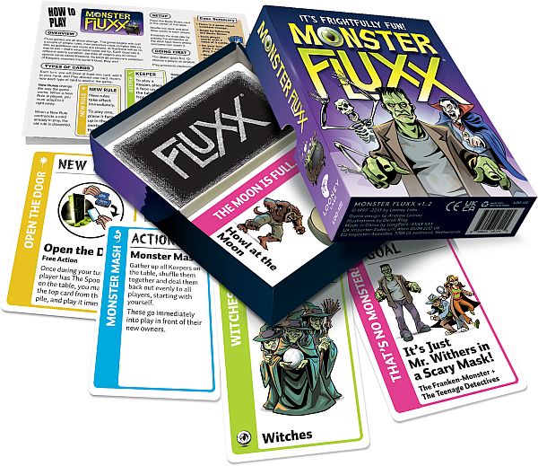 Monster Fluxx Ever Changing Card Game Looney Labs Box Version