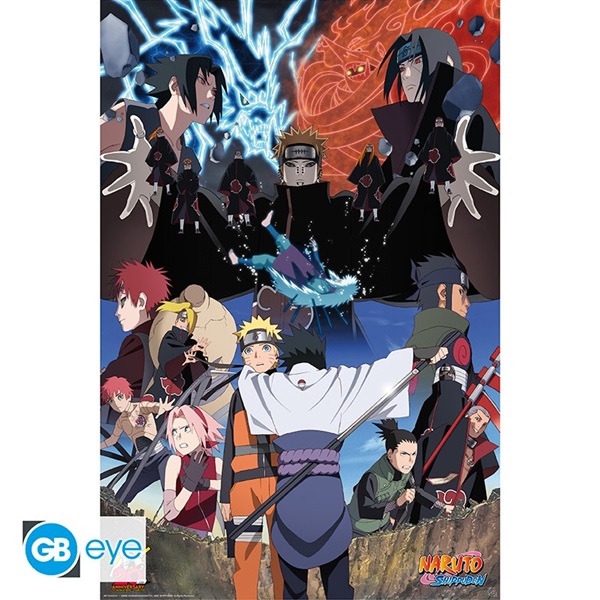 Naruto Shippuden Rivals Plakat - Fantastisk Kunstværk!