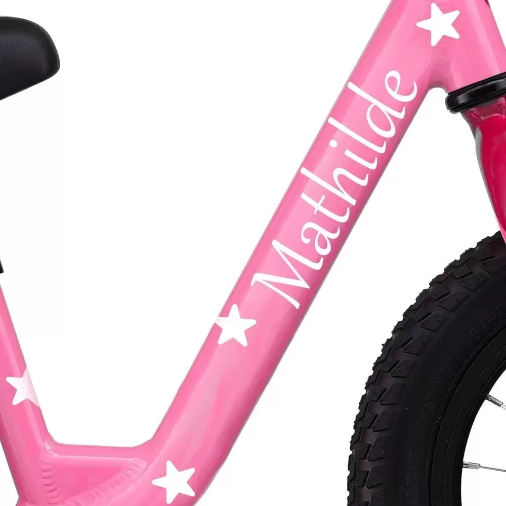 Personlig Cykel Wallsticker – Unik Design med Dit Navn!