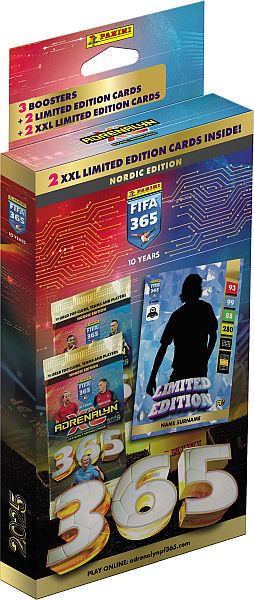Panini Adrenalyn : Fifa 365 2025 Nordic Edition Maxi Blister Boosters Limited-kort Og Limited-kort