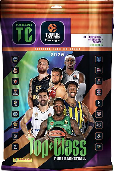 Panini Basketball Top Class: Euroleague 2025 Starter Sæt