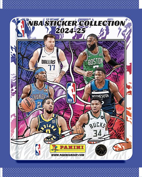 Panini NBA Klistermærker & Kort Samling 2024-25 Booster Box