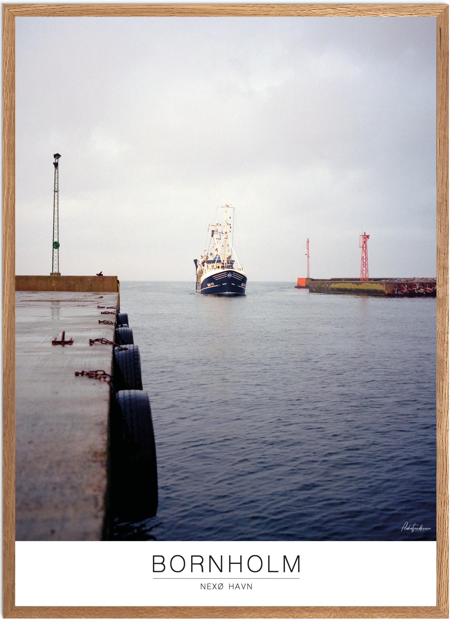Plakat Nexø Havn Naturplakat Recommended Products Seguno Plakat Plakatsnedkeren