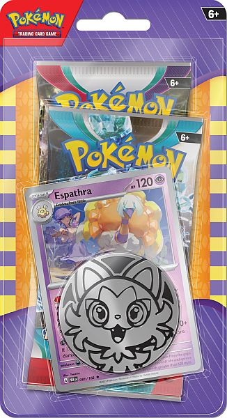 Pokemon Blister Pack -pack 2024 Blister: Booster Pakker Black Star Promo Pokemon 195 184 Nt