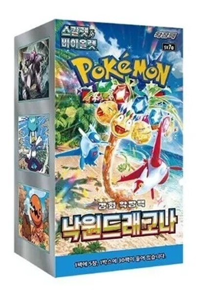 Pokemon Display Booster Box Scarlet Violet Sv7a: Paradise Dragona Koreansk 30 Boosters