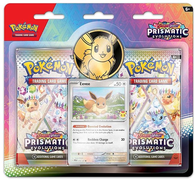 Pokémon Prismatic Evolutions Blister til Pokémon Dag 2025