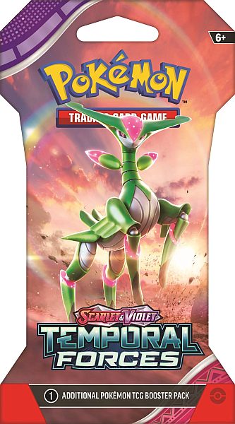 Pokémon Sv05: Temporal Forces Booster Pakke i Sleeve