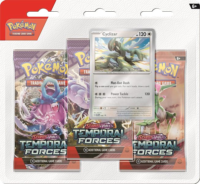 Pokémon SV05 Temporal Forces Blisterpakke: Cyclizar