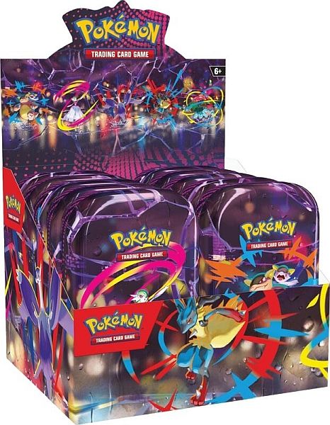 Pokémon Tin Kasse - Efterårs Mega Helte Mini Tins Display