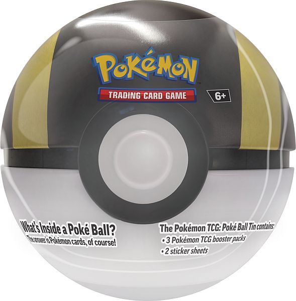 Pokemon Tin Kasse Poke Ball Pokeball Tin: Ultra Ball 2024 Boosters Stickers