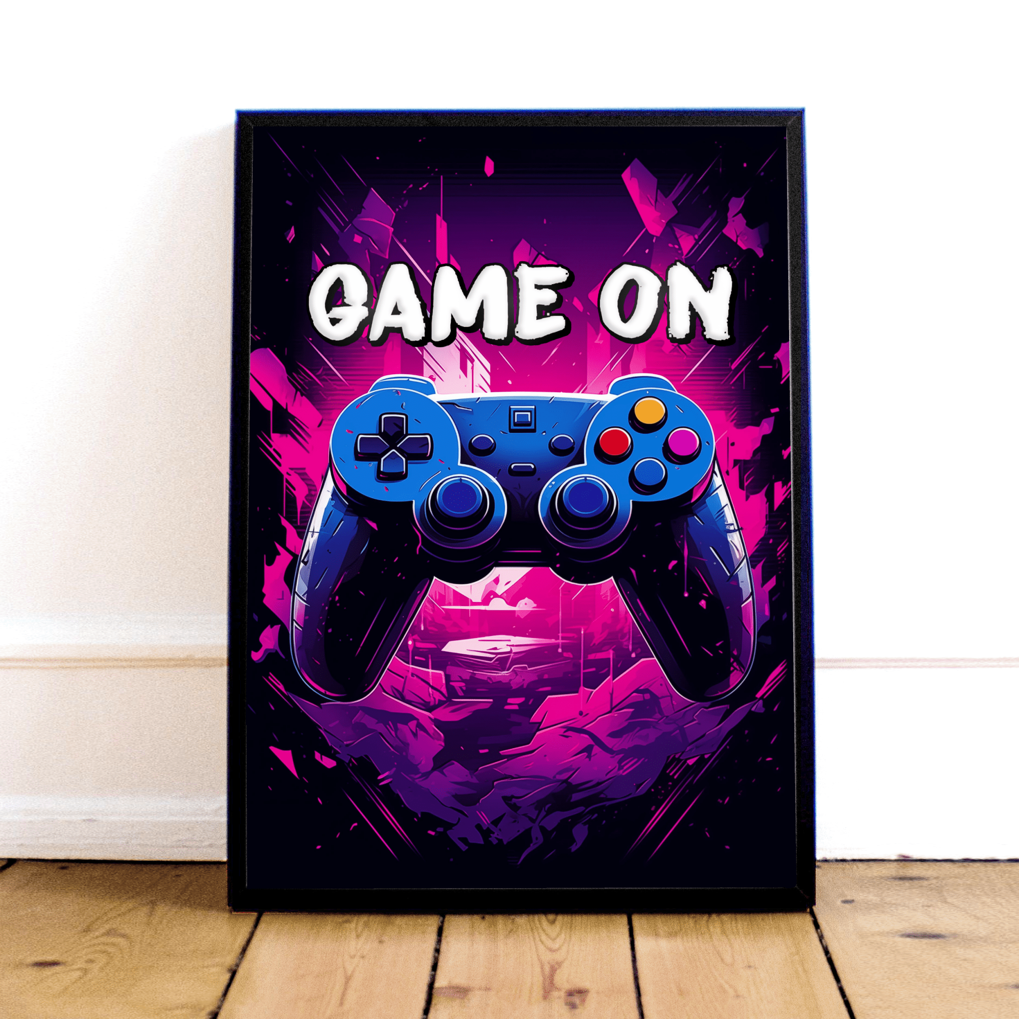 "Game On" Plakat til Gamer Værelse – Uundgåelig Dekor!