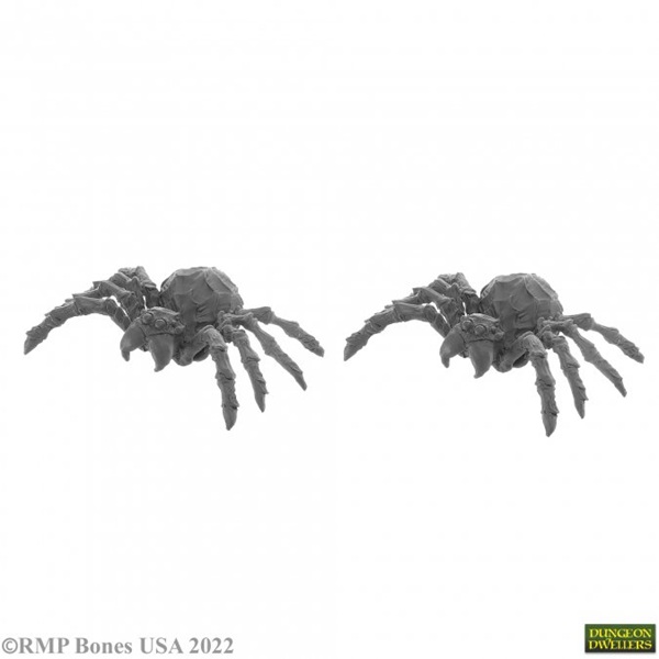 Reaper Bones: Kæmpe Edderkop - Plast Miniaturer på Udsalg