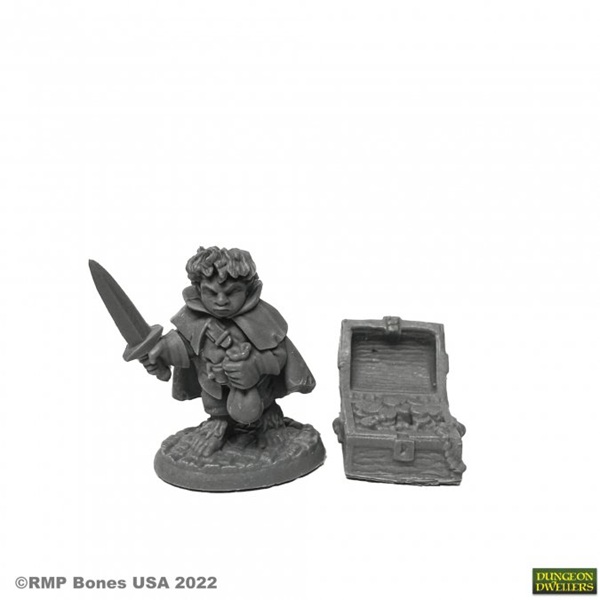 Reaper Bones: Stitch Thimbletoe Halfling Tyv Miniature