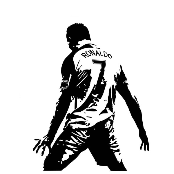 Ronaldo Jubelscene Fodbold Wallsticker – Fantastisk Tilbud!