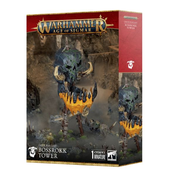 Orruk Warclans Bossrokk Tower Skaregob Totem til Warhammer