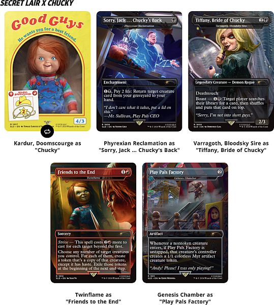 Secret Lair: Camp Totally Safe Superdrop - Chucky Foil