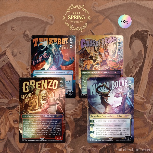 Secret Lair Drop Series 2024 : Spring Superdrop: Outlaw Anthology Vol : Rebellious Renegades Foil