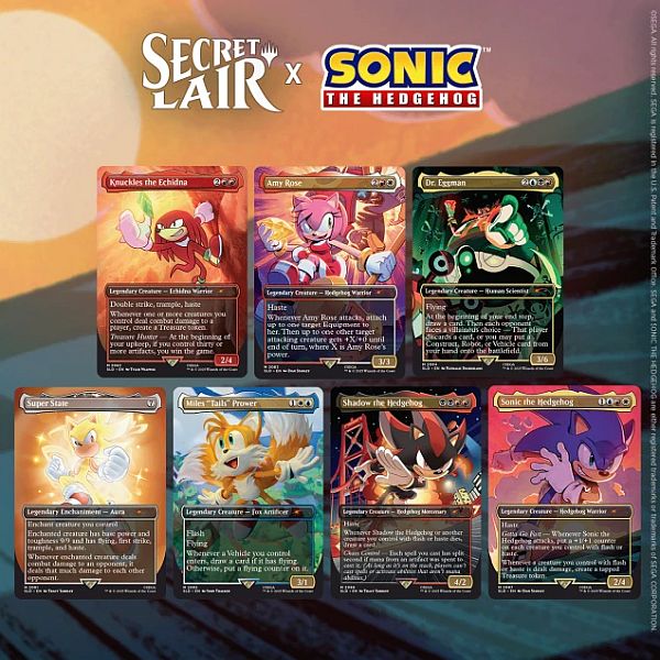 Secret Lair: Sonic - Venner og Fjender Kortpakke