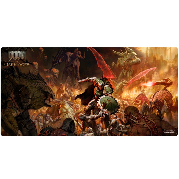 Spillem 195 165 Tte Playmat Doom The Dark Ages: Onslaught Extended Playmat Ultra Pro 16618