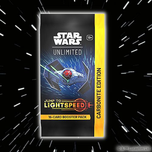 Star Wars: Unlimited Tcg Set : Jump To Lightspeed Carbonite Booster Pack