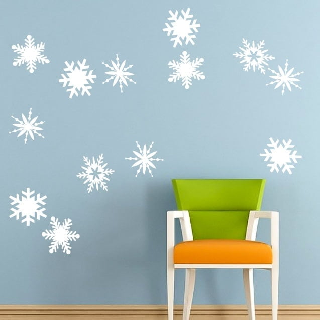 10 Snefnug Wallstickers til Festlig Vægdekoration