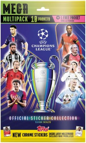 Topps Champions League 2024-2025 Mega Multipack Stickers