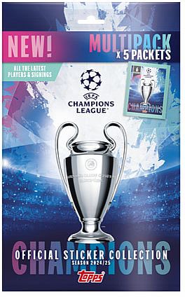 Topps Champions League 2024-2025 Fodboldstickers Multipack