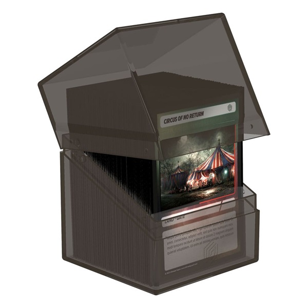 Ultimate Guard Boulder Deck Box 100+ Clear: Onyx