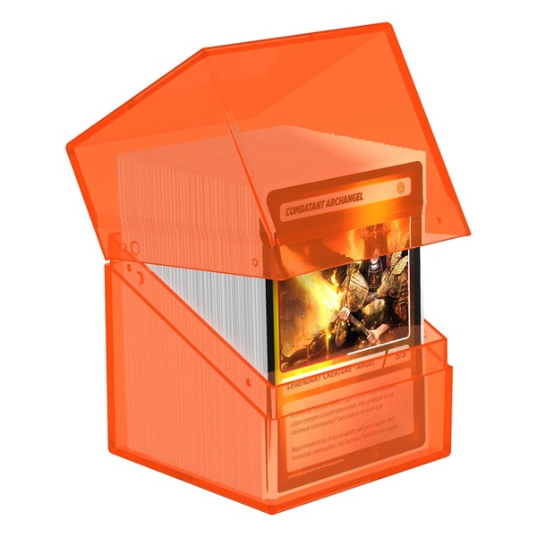 Ultimate Guard Boulder Deck Case - Klar Poppy Topaz