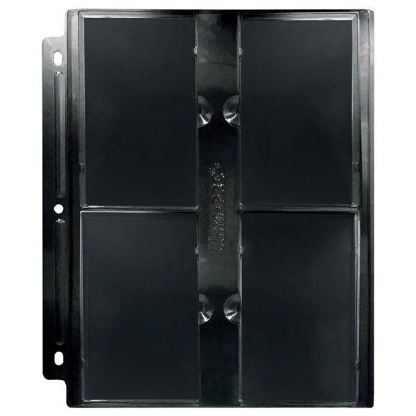 Ultra Pro Mappelommer Til Ringbind Huller Page For Psa -pocket Page: Black Sort Stk 16271