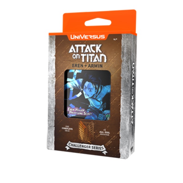 Universus Ufs Card Game Attack On Titan: Battle For Humanity Challenger Series: Eren Armin Deck