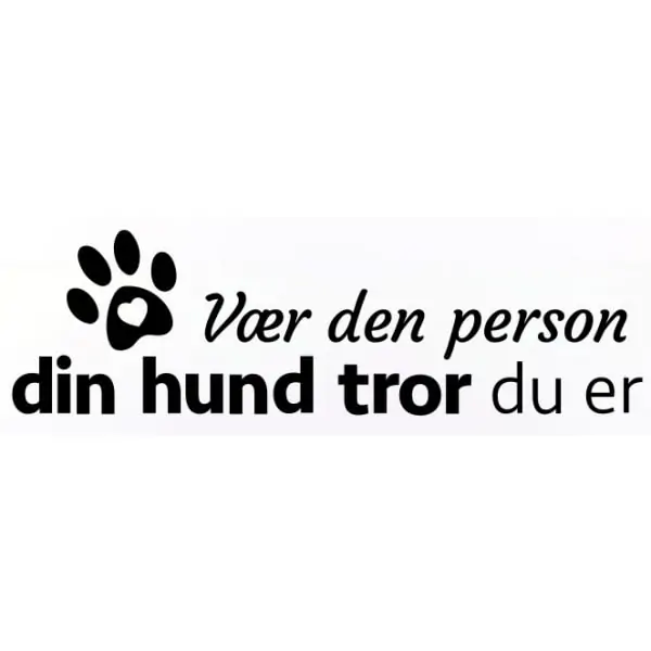 Sød hundewallsticker – Giv dit hjem sjæl!